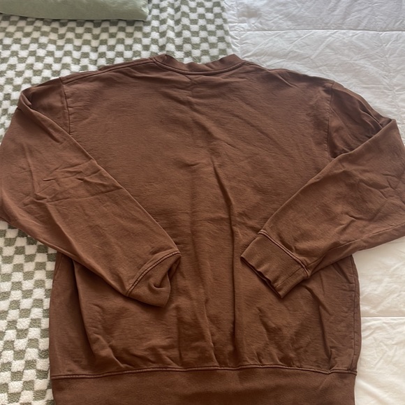 SPORTY & RICH CHOCOLATE CREWNECK - Picture 3 of 5